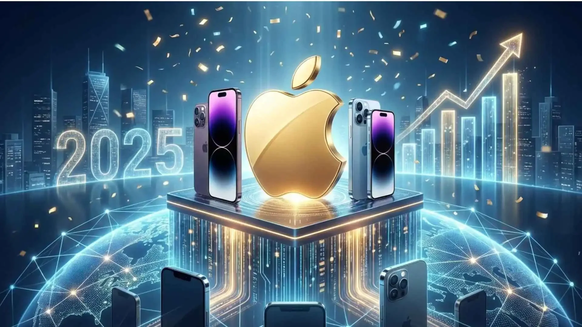 Apple lidera mercado global de smartphones e fecha 2025 no topo do ranking